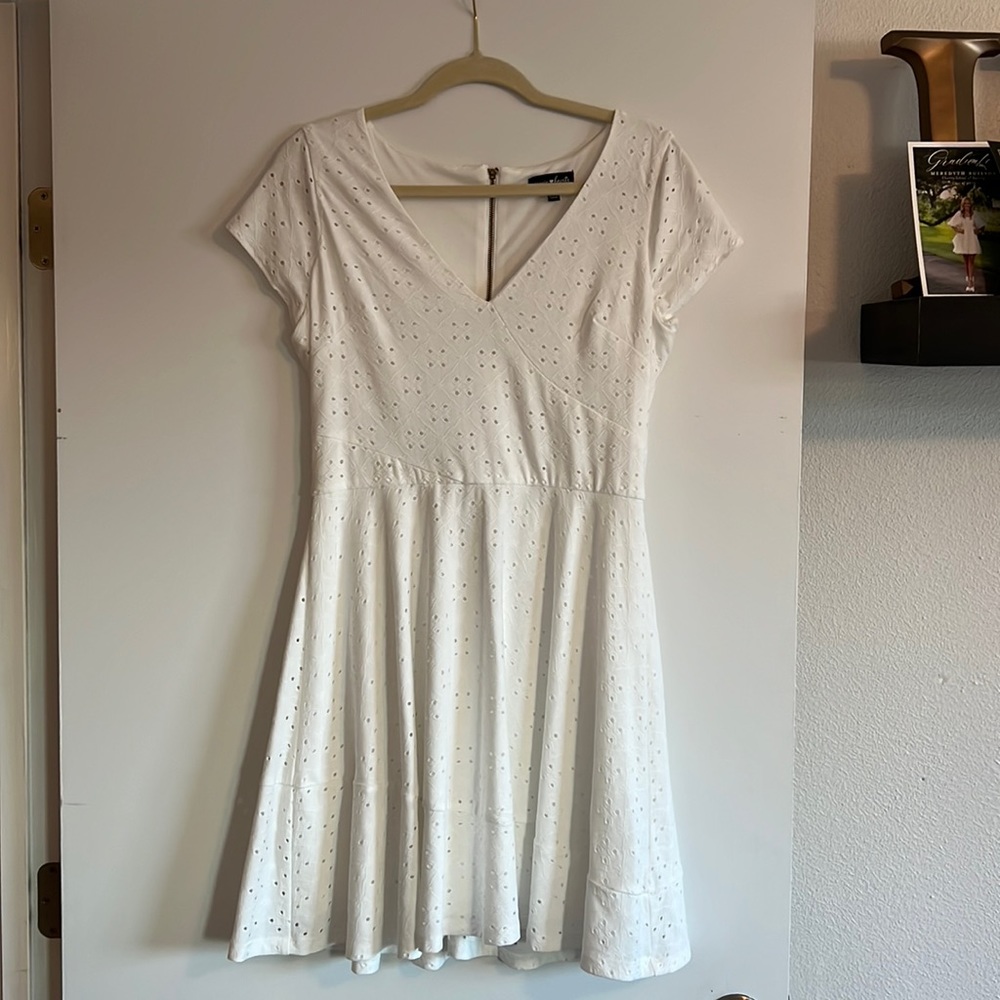 Short white dress